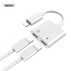 Adapter REMAX Concise za slusalice i punjenje iPhone lightning RL-LA07i beli Adapter REMAX Concise za slusalice i punjenje iPhone lightning RL-LA07i beli