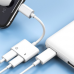 Adapter REMAX Concise za slusalice i punjenje iPhone lightning RL-LA07i beli Adapter REMAX Concise za slusalice i punjenje iPhone lightning RL-LA07i beli