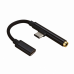 Adapter za slusalice i punjenje Type C crni Adapter za slusalice i punjenje Type C crni