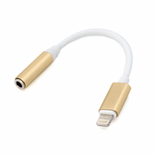 Adapter za slusalice iP-11 iPhone lightning na 3.5mm zlatni Adapter za slusalice iP-11 iPhone lightning na 3.5mm zlatni
