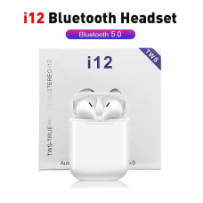Bluetooth slusalice Airpods i12 TWS bele HQ Bluetooth slusalice Airpods i12 TWS bele HQ