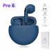 Bluetooth slusalice Airpods Pro6 plave HQ Bluetooth slusalice Airpods Pro6 plave HQ