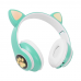 Bluetooth slusalice Cat Ear JST-28 mint Bluetooth slusalice Cat Ear JST-28 mint