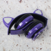 Bluetooth slusalice Cat Ear ljubicaste