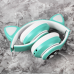 Bluetooth slusalice Cat Ear mint