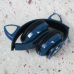 Bluetooth slusalice Cat Ear tamno plave
