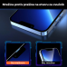 Zastitno Staklo Tempered glass 2.5D dust free Box za iPhone 14 Pro Max 6.7 crni