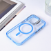 Futrola Magsafe transparent za iPhone 14 Pro 6.1 plava