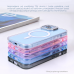 Futrola Magsafe transparent za iPhone 15 Plus 6.7 crna