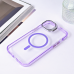 Futrola Magsafe transparent za iPhone 15 Plus 6.7 ljubicasta