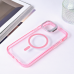 Futrola Magsafe transparent za iPhone 15 Plus 6.7 pink