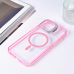 Futrola Magsafe transparent za iPhone 15 Pro Max 6.7 pink