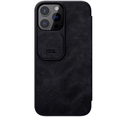 Futrola Nillkin Qin Pro za iPhone 13 Pro Max 6.7 crna Futrola Nillkin Qin Pro za iPhone 13 Pro Max 6.7 crna