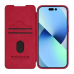 Futrola Nillkin Qin Pro za iPhone 15 6.1 crvena Futrola Nillkin Qin Pro za iPhone 15 6.1 crvena