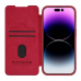 Futrola Nillkin Qin Pro za iPhone 15 Pro 6.1 crvena Futrola Nillkin Qin Pro za iPhone 15 Pro 6.1 crvena