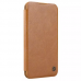 Futrola Nillkin Qin Prop za iPhone 16 Pro 6.3 braon