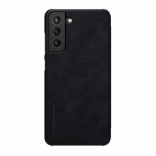 Futrola Nillkin Qin za Samsung G990 Galaxy S21 FE crna Futrola Nillkin Qin za Samsung G990 Galaxy S21 FE crna