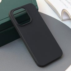 Futrola silikonska Ultra Thin za iPhone 15 Pro 6.1 mat crna