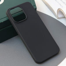 Futrola silikonska Ultra Thin za iPhone 15 Pro Max 6.7 mat crna