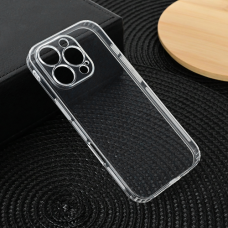 Futrola silikonska Ultra Thin with pluggy za iPhone 16 Pro 6.3 transparent