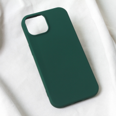 Futrola Teracell Soft Velvet za iPhone 15 6.1 tamno zelena