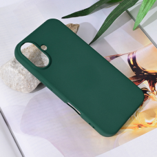 Futrola Teracell Soft Velvet za iPhone 16 6.1 tamno zelena