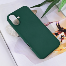 Futrola Teracell Soft Velvet za iPhone 16 Plus 6.7 tamno zelena