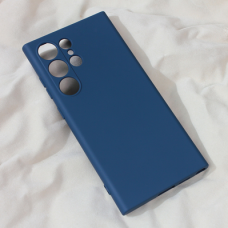 Futrola Teracell Soft Velvet za Samsung S928B Galaxy S24 Ultra tamno plava