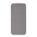 Zastitno staklo Tempered Glass Privacy Teracell Titan 2.5D za iPhone 12 Mini 5.4 crni